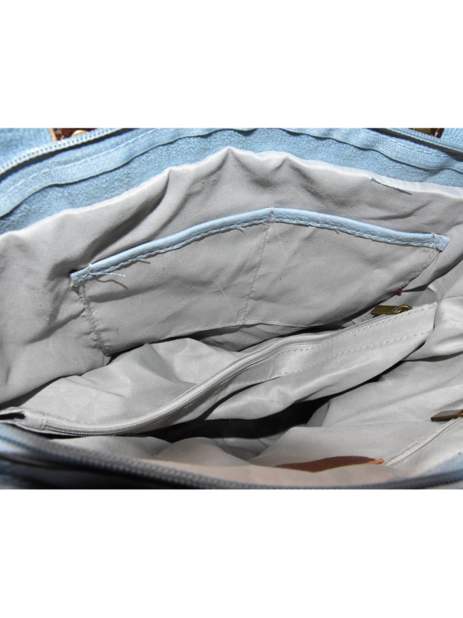 Woman synthetic leather hand bag - PB582