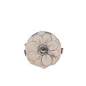Woman flower synthetic leather shoulder bag - H502