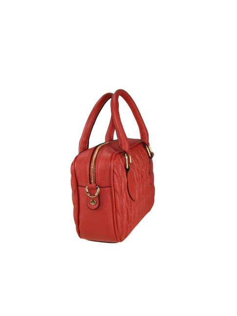 Leather handbag with... 2
