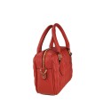 Leather handbag with shoulder strap - MU35838