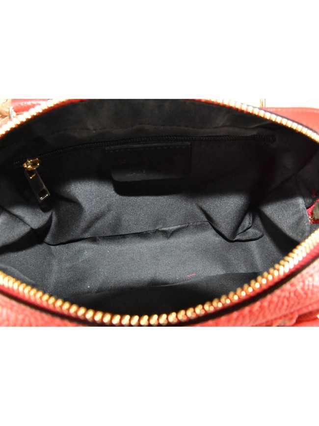 Borsa a mano  in pelle trapuntato con...