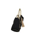 Hemp hand bag with shoulder strap - BO100