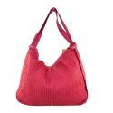 Woven vintage leather convertible shoulder bag in backpack vintage - QZ55861