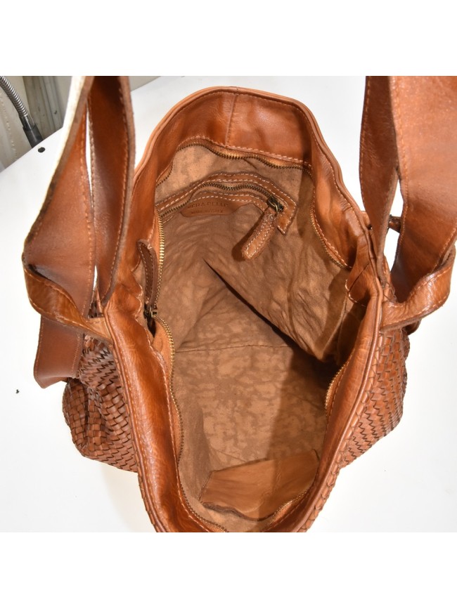Woven vintage leather convertible... Woven vintage leather convertible...