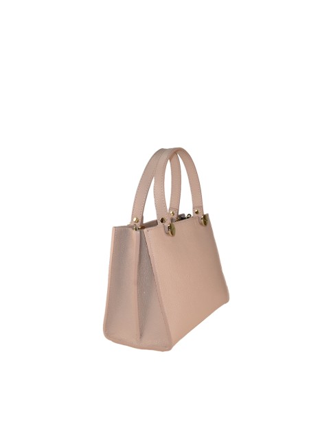 Leather handbag with... 2