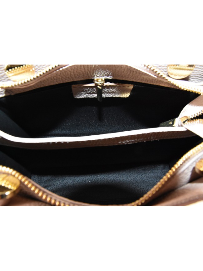 Leather handbag with shoulder strap -... Leather handbag with shoulder strap -...