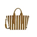 Woman synthetic laser leather tote bag - PF813