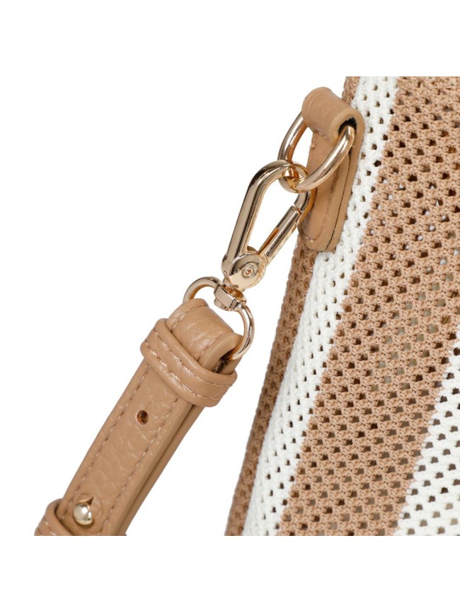 Woman synthetic laser leather tote...