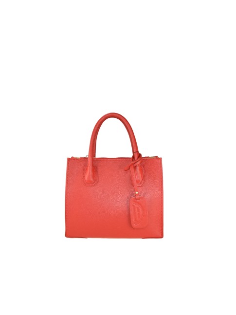Leather hand bag 100% made...