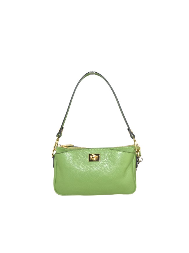 Leather hand bag 100% made Italy -...