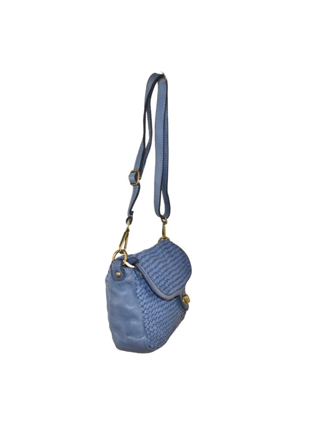 Woman woven washed leather bag - CH43847