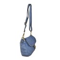 Woman woven washed leather bag - CH43847
