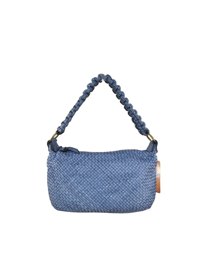 Borsa  da spalla in pelle intrecciato...