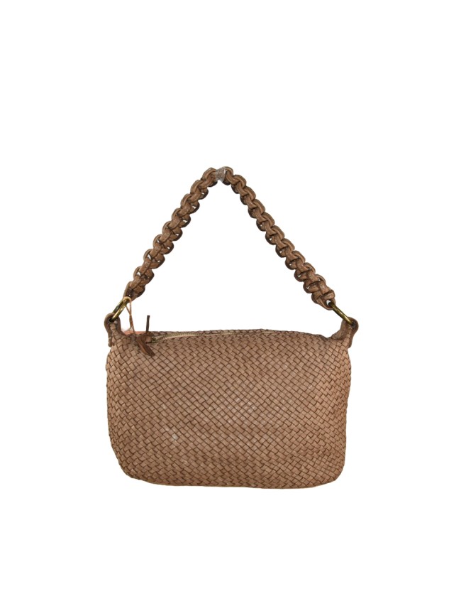 Borsa  da spalla in pelle intrecciato...