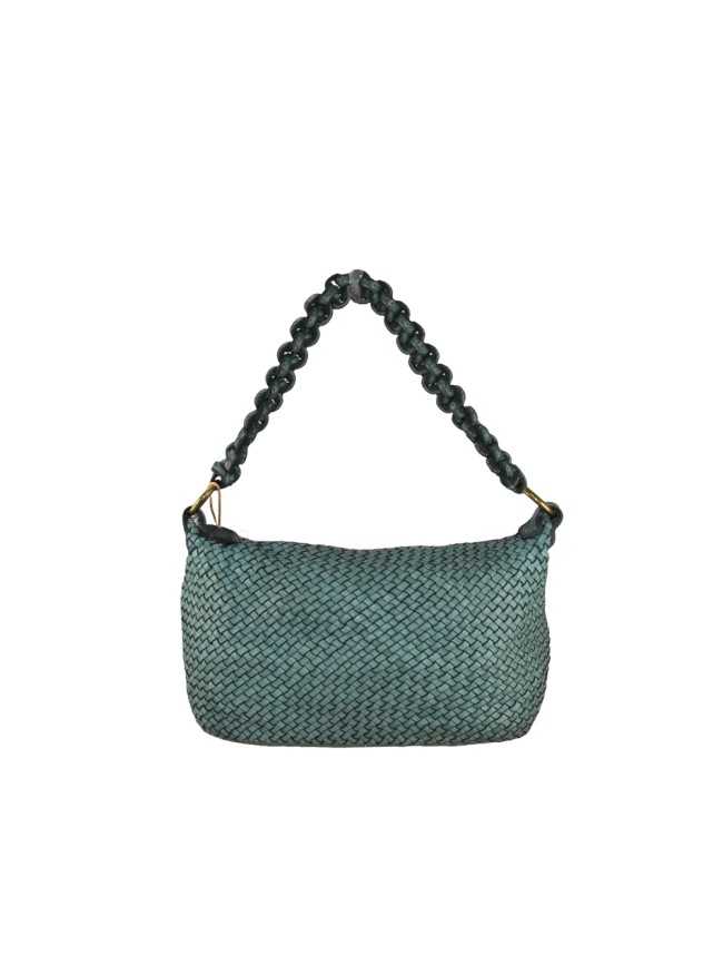 Borsa  da spalla in pelle intrecciato...