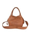 Woman vintage leather hand & shoulder bag - LT48853