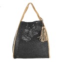Borsa donna a spalla in tessuto a rete - BO2201