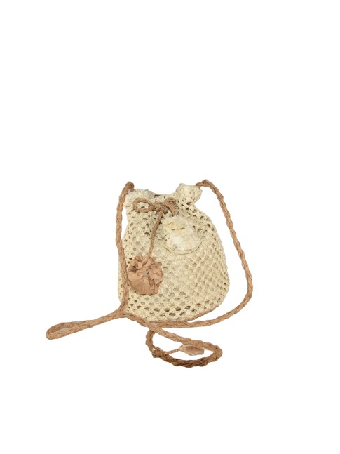 Woman textile shoulder bag...