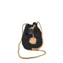 Secchiello donna in tessuto con tracolla - BO2206
