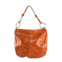 Woman leather shoulder bag 100% made italy - CY19821