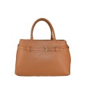 Leather handbag with shoulder strap - LC38842