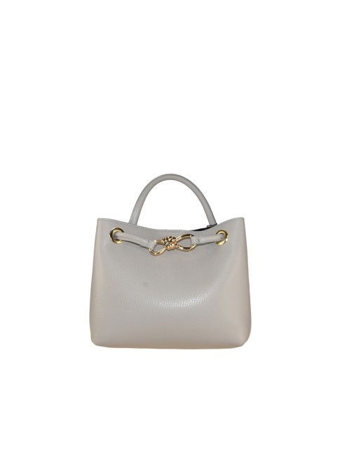 Leather handbag with... 2