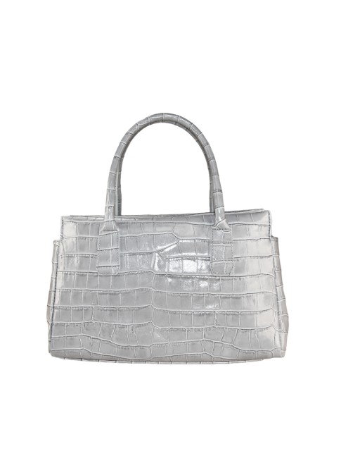 Stamp leather handbag with...