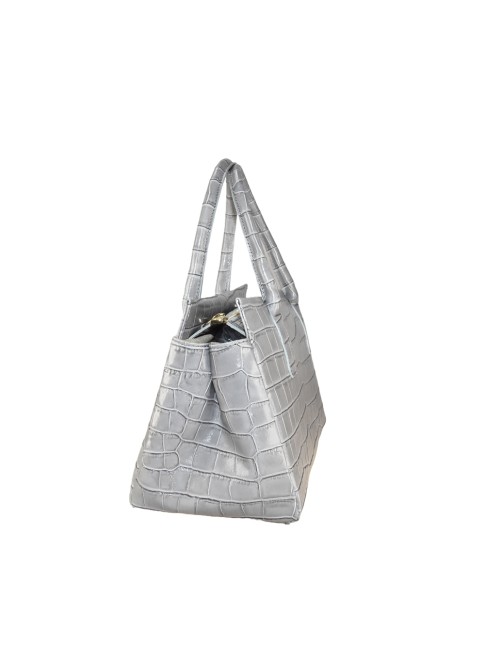 Stamp leather handbag with... 2