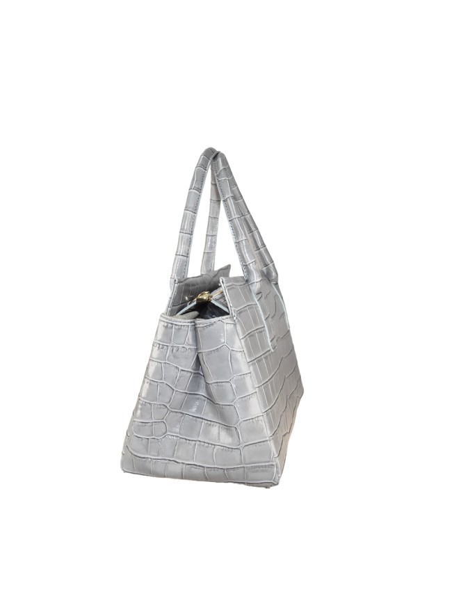 Borsa a mano in pelle stampato con...