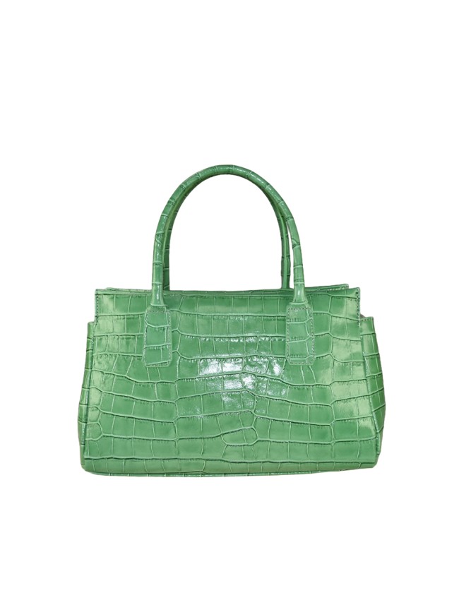 Borsa a mano in pelle stampato con...