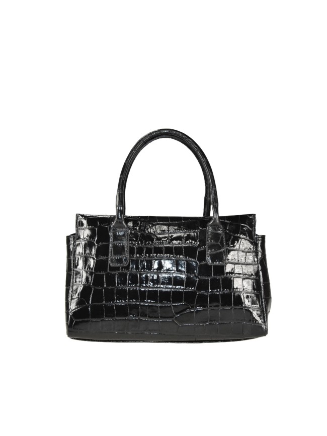 Borsa a mano in pelle stampato con...