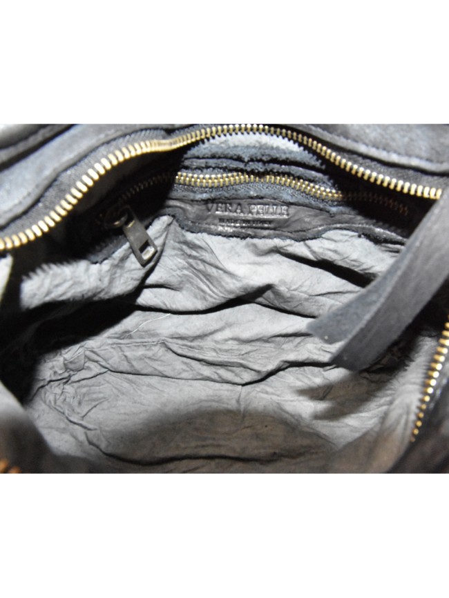 Borsa da spalla in pelle intrecciato...