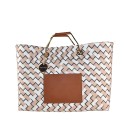 Woman woven synthetic leather hand bag - BO2114