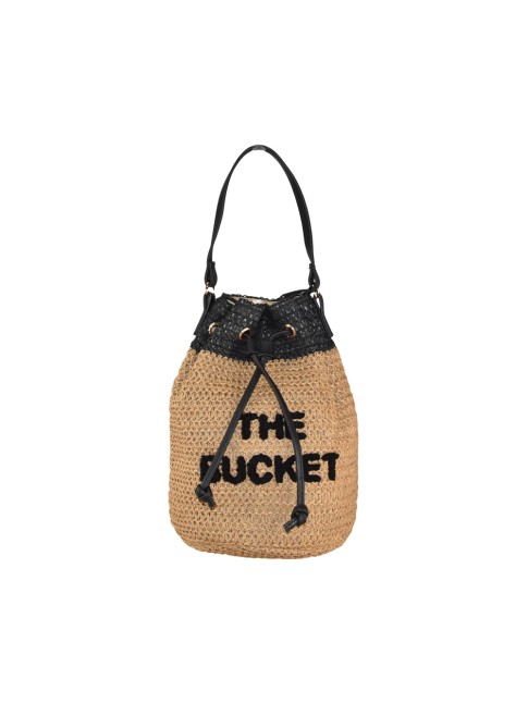 Woman Rafia bucket bag - S050