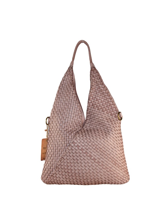 Borsa da spalla in pelle intrecciato...