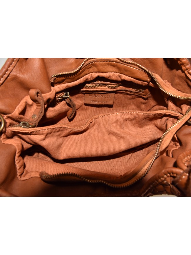 Borsa da spalla in pelle intrecciato...