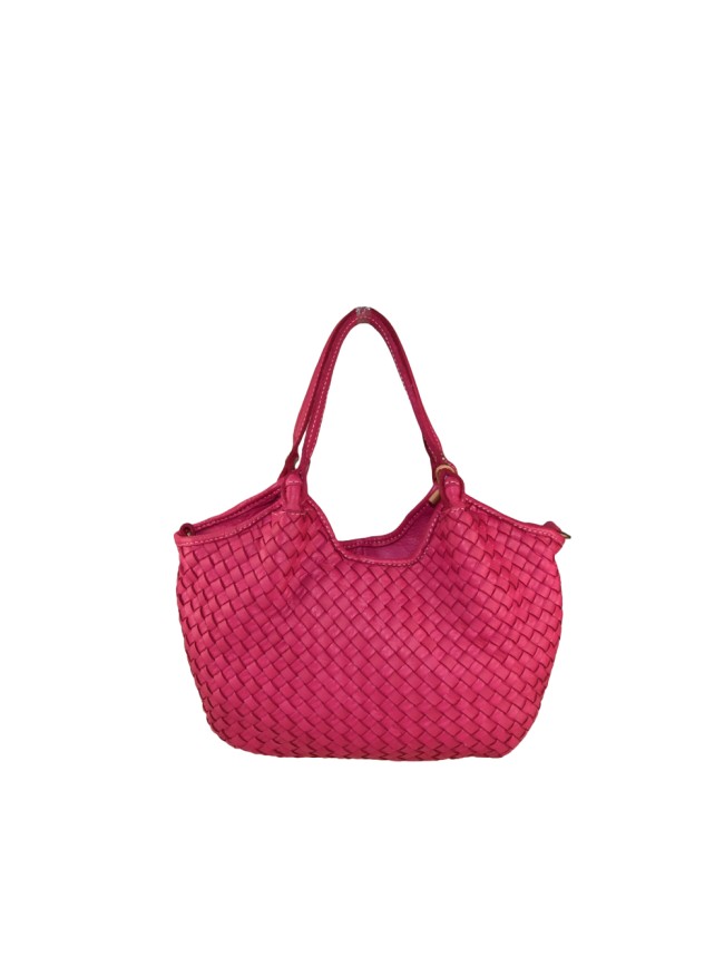 Borsa da spalla in pelle intrecciato...