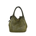 Borsa donna a spalla in vera pelle vintage - LT48853