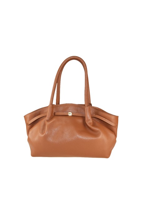 Leather hand bag 100% made...