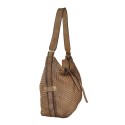 Borsa donna a spalla in vera pelle vintage - VT49854