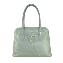 Leather shoulder bag with shoulder strap - MP42846