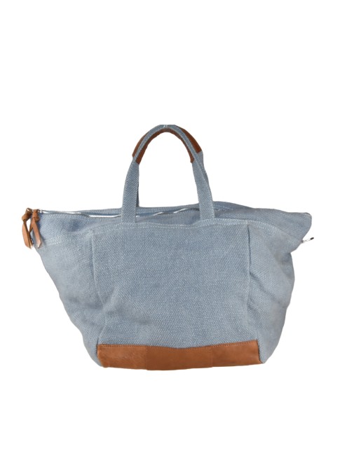 Borsa a mano in kanvas con...