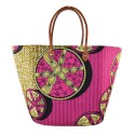 Woman straw beach bag - 9008A