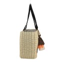 Woman straw shoulder bag - BO2109