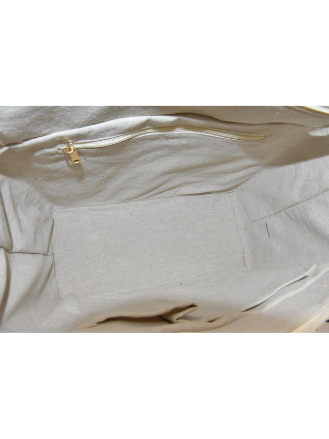 Borsa donna a spalla in paglia a rete...