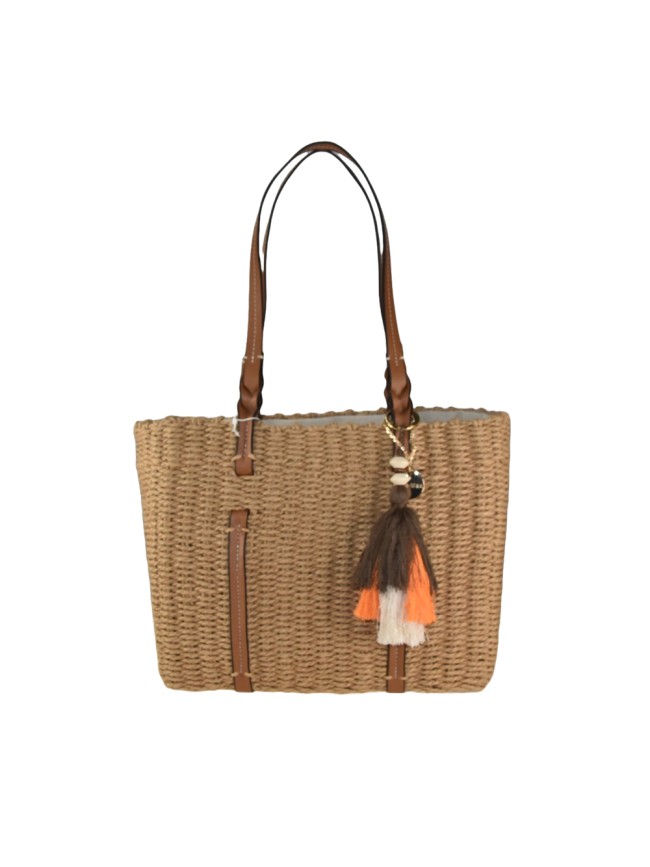 Woman straw shoulder bag - BO2109