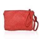 Pochette - busta in pelle effetto vintage - AY24826