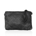 Woman washed leather pochette - AY24826