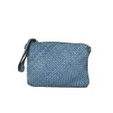 Woman washed leather pochette - AY24826