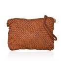 Woman washed leather pochette - AY24826